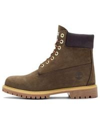 Timberland - Premium 6 Inch Waterproof Boots 'Dark Nubuck' - Lyst