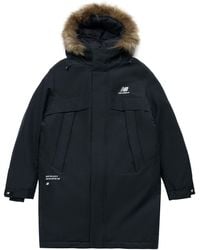 New Balance - Long Puff Down Jacket - Lyst