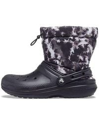 Crocs™ - Classic Lined Neo Puff Tie Dye Boots - Lyst