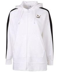 PUMA - (Wmns) Full-Zip Sleeve Striped Jacket - Lyst