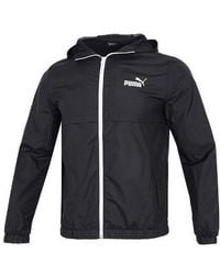 PUMA - Ess Solid Windbreaker Logo - Lyst