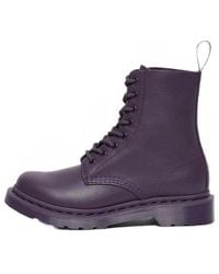 Dr. Martens - (Wmns) 1460 Pascal Mono Lace Up Boots 'Blackcurrant' - Lyst
