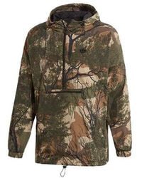 adidas - Regen Blocked Shell Camo Windbreaker - Lyst