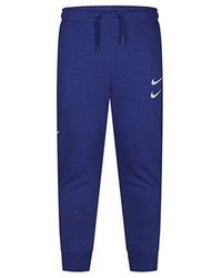 Nike - As Sportswear Swoosh Pant Ft Deep Royal - Lyst