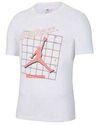 Nike - Casual Sports Round Neck Logo Short Sleeve - Lyst