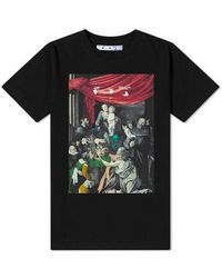 Off-White c/o Virgil Abloh - Fw20 Caravag Painting Short Sleeve Slim - Lyst