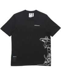 adidas - Originals X Crossover Disney Goofy Tee Side Large Printing Short Sleeve - Lyst