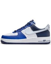 Nike - Air Force 1 '07 Lv8 White/football Grey-game Royal Fq8825-100 - Lyst