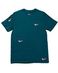 Nike - Sb Skateboard X Parra Pocket T-Shirt Midnight Turq Tee - Lyst