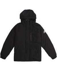 adidas - Originals Bos Logo Down J Stay Warm Solid Color Hooded Down Jacket - Lyst