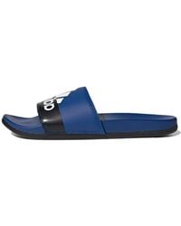 adidas - Adilette Comfort Sandals 'Royal' - Lyst