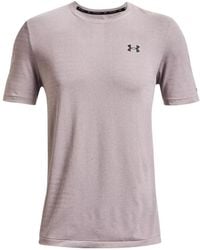 Under Armour - Rush Seamless Geosport Short Sleeve T-Shirt 'Stone' - Lyst