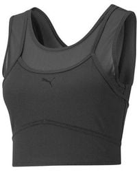 PUMA - (Wmns) Studio Layered Crop Top - Lyst