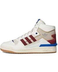 adidas - Originals Forum Exhibit Mid 2 Collegiate Burgundy' - Lyst