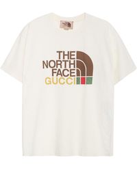 Gucci - X The North Face Oversize T-Shirt 'Ivory' - Lyst