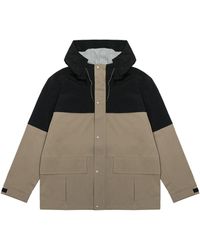New Balance - Detachable Hooded Two-in-one Woven Solid Jacket - Lyst