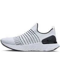 Nike - React Phantom Run Flyknit 2 Running Shoes White - Lyst