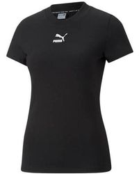 PUMA - (Wmns) Classics Slim T-Shirt - Lyst