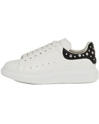 Alexander McQueen - Oversized Studded Leather Sneakers - Lyst
