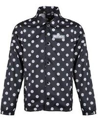 Nike - Loose Polka Dots Printing Woven Shirt Tops Jacket - Lyst
