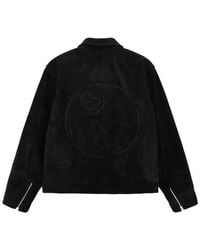 Stussy - 8 Ball Suede Bing Jacket - Lyst