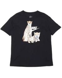 Nike - (Wmns) Round Neck Printing Casual Sports Short Sleeve - Lyst