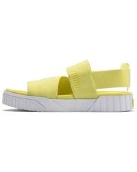 PUMA - Cali Sandal X Sg Sneakers Yellow - Lyst