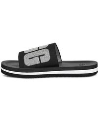 UGG - (Wmns) Zuma Metallic Graphic Slippers - Lyst