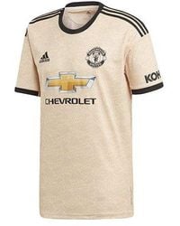 adidas - Manchester United 19/20 Away Jersey 'Linen' - Lyst