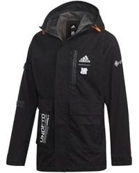 adidas - X Undefeated Crossover Gore-Tex Material Hooded Jacket Windbreaker - Lyst