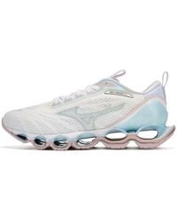 Mizuno - Prophecy 11 Shock Absorption Breathable Blue Pink - Lyst