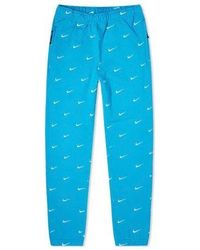 Nike - Nrg Swoosh Logo Full Print Straight Sports Pants/Trousers/Joggers - Lyst