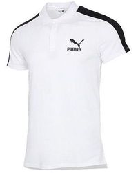 PUMA - Iconic T7 Polo Shirt - Lyst