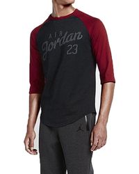 Nike - 23 Raglan 3/4 Sleeve Short - Lyst