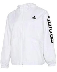 adidas - (Wmns) Essentials Oversize Logo Windbreaker Asia Sizing - Lyst