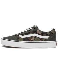 Vans - Ward Low Top Casual Skate Shoes Camouflage - Lyst