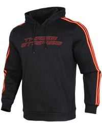 adidas - M Fav Nn Hd Logo Printing Fleece Lined Stay Warm Sports Pullover - Lyst