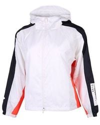 adidas - (Wmns) Hooded Stitching Tatting Jacket - Lyst