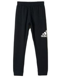 adidas - Logo Training Fleece Lined Stay Warm Sports Knit Long Pants - Lyst