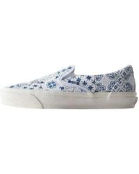 Vans - Kith X Og Classic Slip-On Lx 'Azulejo Tile' - Lyst