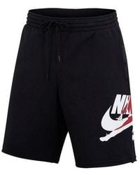 Nike - Jumpman Logo Printing Knit Basketball Sports Shorts - Lyst