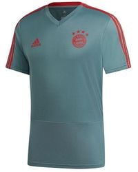 adidas - Fcb Tr Jsy Casual Sports Bayern Munich Soccer - Lyst
