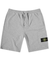 Stone Island - Bermuda Cargo Shorts 'Melange' - Lyst