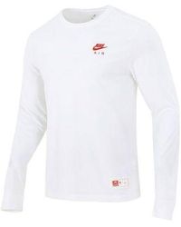 Nike - Sportswear Shoes Pattern Printing Sports Round Neck Long Sleeves T-Shirt - Lyst