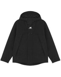 New Balance - Logo Ss22 Embroidered Colorblock Hooded Jacket - Lyst