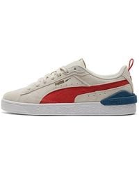 PUMA - Suede Bloc 'Pristine Cherry Tomato' - Lyst