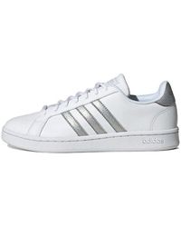 adidas - (Wmns) Grand Court Cloudfoam Lifestyle Metallic' - Lyst