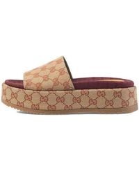 Gucci - (Wmns) Gg Slide Sandal 'Monogram - Lyst