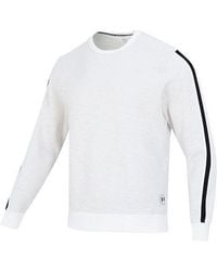 Under Armour - Essential Fleece Heritage Crew Sweatshirt 'Onyx' - Lyst