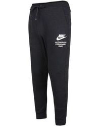 Nike - Logo Alphabet Printing Knit Bundle Feet Sports Pants/Trousers/Joggers Autumn - Lyst